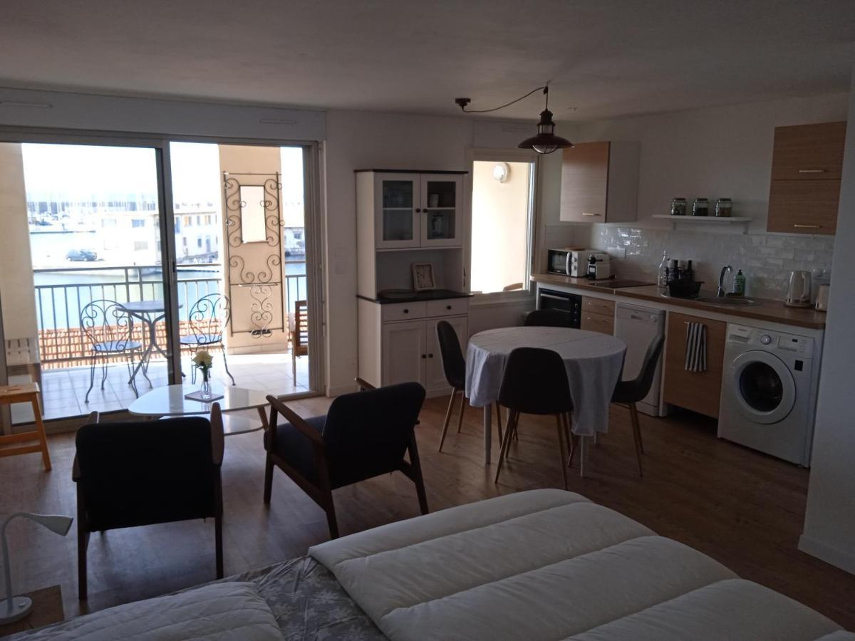 Studio Design vue Port 2 pas des Canaux + parking Sète Exterior foto